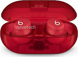 ������� �������� Apple ��� ���� Beats Solo Buds - True Wireless Earbuds - Transparent Red MUW03ZM/A