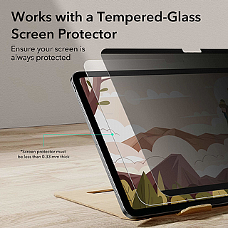 ��� ������ ������ ESR Magnetic Privacy Screen Protector, Compatible with iPad Air 13 (2024) 4894240212042