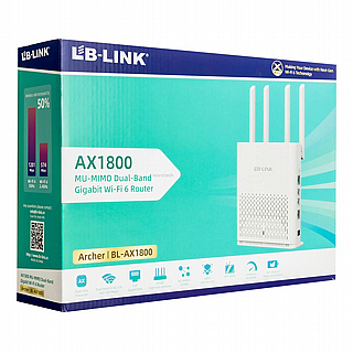 ���  LB-Link BL-AX1800 MU-MIMO Dual Band Gigabit WiFi 6 Router
