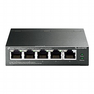 ��� +TP LINK TL-SG105PE 5-Port Gigabit Easy Smart Switch with 4-Port PoE