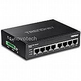 ��� 8 ������ TI-PG80  TRENDnet  8-port hardened Industrial Gigabit PoE+ Switch