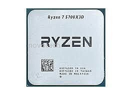 ���� AMD Ryzen 7 5700X3D Tray no Fan no GPU Unlocked 8 Cores