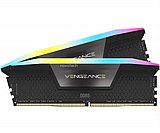 ������ ����� ���� Corsair Vengeance RGB DDR5 32GB 2X16 6400MHZ C36 kit BLK CMH32GX5M2B6400C36