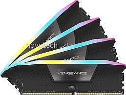 ������ ����� ���� CORSAIR VENGEANCE RGB 64GB 4x16GB DDR5 6200MHz C32 CMH64GX5M4B6200C32