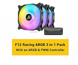 ������� �������� ����� ���� ��� Antec F12 Racing 120mm ARGB 3 Pack