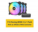 ������� �������� ����� ���� ��� Antec F12 Racing 120mm ARGB 3 Pack