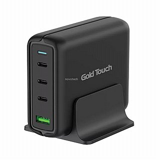 ���� Gold Touch Multi-Port Charger � 3 x USB-C & 1 x USB-A PD E-QC140W