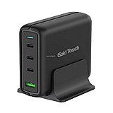 מטען Gold Touch Multi-Port Charger – 3 x USB-C & 1 x USB-A PD E-QC140W מטען Gold Touch Multi-Port Charger – 3 x USB-C & 1 x USB-A PD E-QC140W