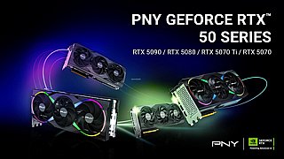 ����� ��� PNY GeForce RTX 5080 16GB ARGB Overclocked Triple Fan VCG508016TFXXPB1-O