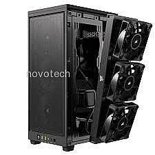 ���� ���� Corsair  2000D AIRFLOW Mini-ITX PC Case - Black CC-9011244-WW
