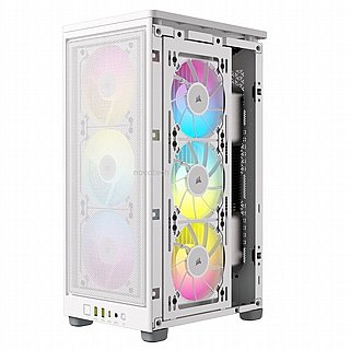 ���� Corsair  2000D RGB AIRFLOW Mini-ITX PC Case - White CC-9011247-WW