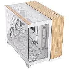 ���� Corsair  2500X Micro ATX Dual Chamber PC Case - White/Bamboo Wood CC-9011288-WW