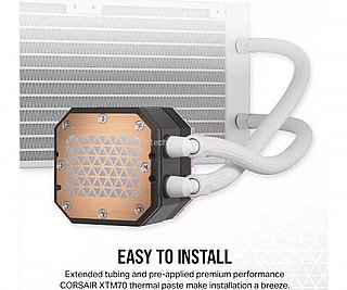 ����� ����� ��� Corsair  iCUE H150i ELITE CAPELLIX XT Liquid CPU Cooler, White CW-9060073-WW