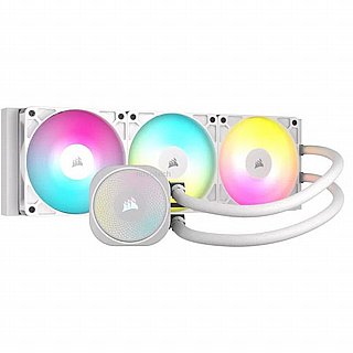 ����� ����� Corsair  NAUTILUS 360 RS ARGB Liquid CPU Cooler - White CW-9060095-WW