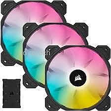 3 �������� ����� Corsair iCUE SP120 RGB ELITE Performance 120mm PWM Fan � Triple Pack with Lighting Node CORE 90904-501-09