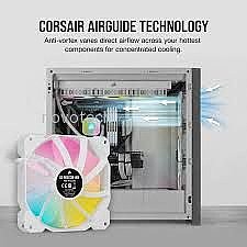 ������ ����� Corsair  iCUE SP120 RGB ELITE Performance 120mm White PWM Fan CO-9050136-WW