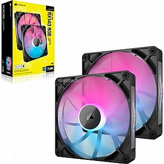 ��� �������� ����� ���� ��� Corsair  iCUE LINK RX140 RGB 140mm PWM Fan Twin Starter Kit CO-9051020-WW