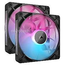 ��� �������� ����� ���� ��� Corsair  iCUE LINK RX140 RGB 140mm PWM Fan Twin Starter Kit CO-9051020-WW