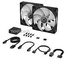 ��� �������� ����� ���� ��� Corsair  iCUE LINK RX140 RGB 140mm PWM Fan Twin Starter Kit CO-9051020-WW