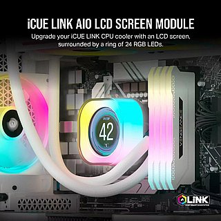 ����� ����� ������ ��� Corsair iCUE LINK LCD Screen Module, White CW-9061012-WW