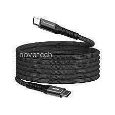 ��� VERBATIM SYNC&CHARGE USB C TO USB C 60W MAGNETIC 1.2M-BLACK 31859