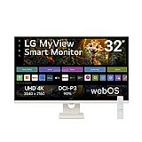 מסך מחשב חכם "32 מסך חכם LG MyView 4K UHD IPS עם webOS תוצרת LG דגם: 32SR73U-W מסך מחשב חכם "32 מסך חכם LG MyView 4K UHD IPS עם webOS תוצרת LG דגם: 32SR73U-W