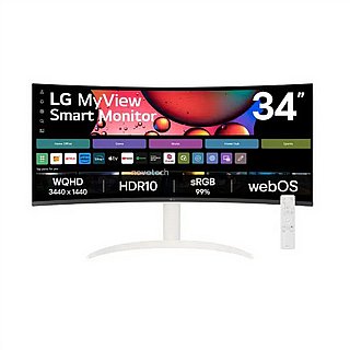 ��� ���� ���� "LG MyView Smart 34 ���� 21:9 WQHD UltraWide �� webOS ����� LG ���: 34SR65QC-W