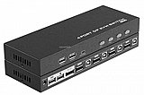 ����� ����� KVM �-4 ������ ����� ����� ��� DISPLAYPORT 4K@60HZ + USB, ���� �����, ���� ��� ���� KVMDP35-4