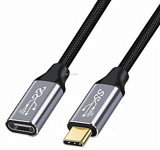 ��� ����� 10Gbps 100W USB 3.2 GEN2, ��� USB C ��� - C ����, ���� �����/����� 4k@60hz ����� 3 ��� TopX ��� C31.15M-3