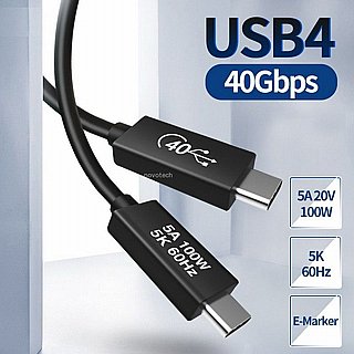 ��� 40Gbps 100W 8K@60HZ USB 4.0, ��� USB C ��� - C ��� ����� 3 ��� C40.271-3
