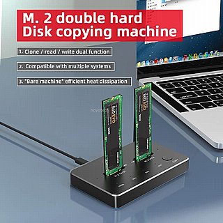 ���� ����� 10Gbps �-2 ������ NVME SSD M.2 ������ USB-C / ����� NVME �� �������� OFFLINE CLONE ���� DOCK13