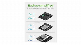 ���� ����� ICY BOX - HDD / SSD docking station - clone function - M.2 NVMe Card / SATA 6Gb/s - USB 3.2  IB-2915MSCL-C31