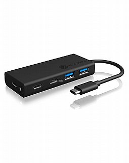 ���� ICY BOX 4 Port Hub IB-HUB1426-CPD - with USB Type-C connection and PD port IB-HUB1426-CPD