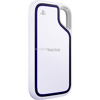  ���� ���� ������ SanDisk Extreme Portable SSD for PlayStation 5 Console and PC - 2TB SDSSDE62P-2T00-G25,