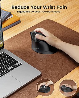 ���� ������ �������� ������ ProtoArc EM05 NL Ergonomic Vertical Wireless Trackball Mouse