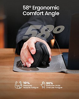 ���� �������� ������� ������ ProtoArc EM11 NL Bluetooth Ergonomic Vertical Mouse
