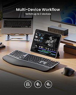 �� ����� ����� �������� ������ ProtoArc EKM01 Plus Ergonomic Keyboard Mouse Combo