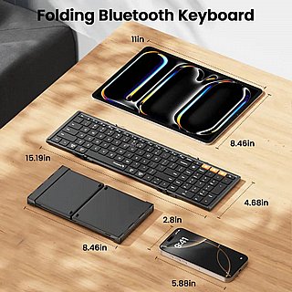����� ������� ������ ProtoArc Tri-Fold Bluetooth Keyboard Black