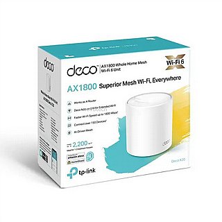 ����� ���� TP-LINK Deco X20 (1-pack) AX1800 Whole Home Mesh Wi-Fi System