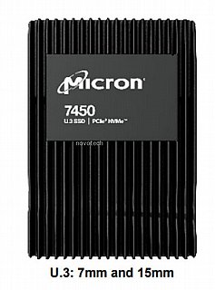 ���� ���� Micron SSD 7450 PRO 1920GB NVMe U.3 (7mm) Non-SED Enterpris, MTFDKCB1T9TFR-1BC1ZABY
