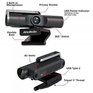 ����� ��� AverMedia 4K Ultra HD Webcam - PW515