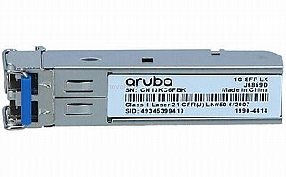 HPE Aruba Networking 1G SFP LC LX 10km SMF Transceiver