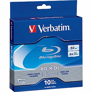  ��������� ������ ��� ��� Verbatim BD-R DL 50GB 8X VBTM 10PK SP , 023942973355