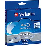  ��������� ������ ��� ��� Verbatim BD-R DL 50GB 8X VBTM 10PK SP , 023942973355