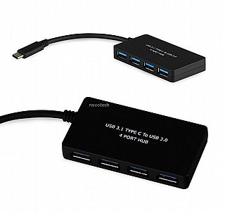 ���� TopX 4 PORT USB TYPE C TO USB 3 