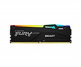 ������ ����� ���� Kingston Fury Beast RGB 16GB 5600MHZ DDR5 C40 XMP KF556C40BBA-16