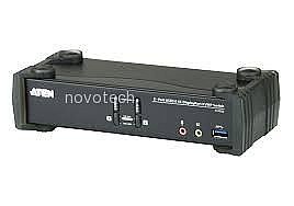 ����� ����� ATEN CS1922 2-Port USB 3.0 4K DisplayPort KVMP Switch Cables included 