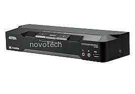 ����� ����� Aten CM1942 2-Port 4K DisplayPort Dual Display Mini-Matrix Boundless KVM Switch  