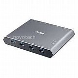 ממתג Aten US3311 2-Port 4K DisplayPort USB-C KVM Switch with Power Pass-through ממתג Aten US3311 2-Port 4K DisplayPort USB-C KVM Switch with Power Pass-through