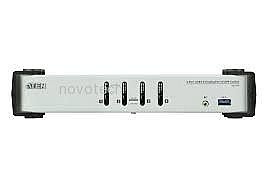 ����� ����� �4 ������ ���� ����� Aten CS1914 4-Port USB 3.0 DisplayPort KVMP Switch (Cables included) 